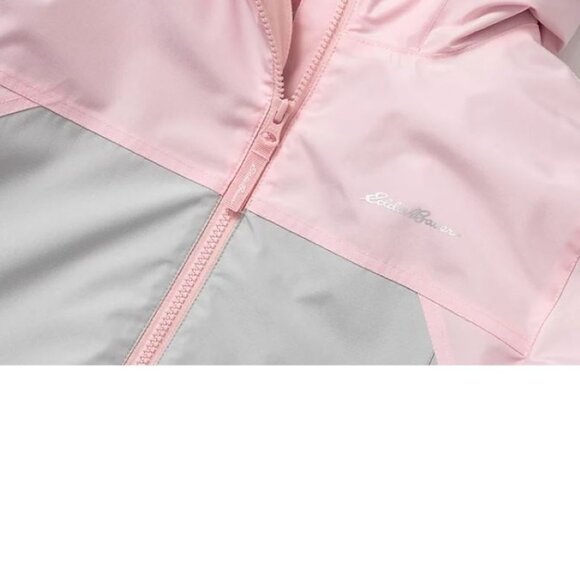 *Eddie Bauer Jacket 3 in 1 System sz 14 Hooded Pink Gray All Season Girls - Picture 5 of 16